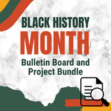 Black History Month Bulletin Board and Project Bundle