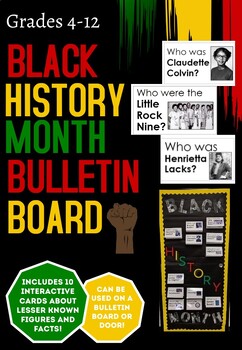 Preview of Black History Month Bulletin Board or Door!