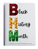 Black History Month -Bulletin Inspired _Lettering _Red/Gol