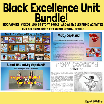 Preview of Black History Month Bundle! Slides, Coloring Pages, Biographies, Stories