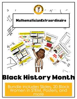 Preview of Black History Month Bundle- 2024 (Google slide templates + posters)