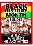 Black History Month Bundle: 6 Units, 8 Texts, 40 Activitie