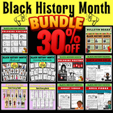 Black History Month Bundle: Bookmarks, Worksheets, Bulleti
