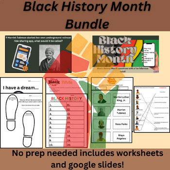 Preview of Black History Month Bundle! Don't Miss Out!