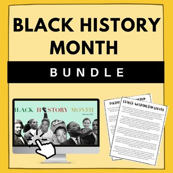 Preview of Black History Month Bundle (Escape Room, Reading, Writing and More) 14 PRODUCTS!