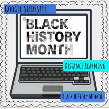 Preview of MEGA Black History Month Bundle Google Classroom Slideshow Distance Learning