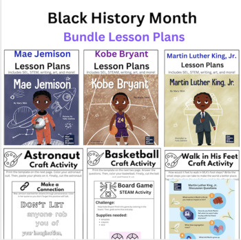 Preview of Black History Month Bundle Lesson Plans