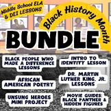 Black History Month Bundle Middle School ELA History Lesso