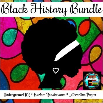 Preview of Black History Month Bundle of Great Activities Coloring Pages