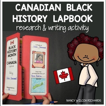 Preview of Black History Month Canada Activity with Research Project