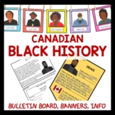 Black History Month Canada Bulletin Board, Banners and Non