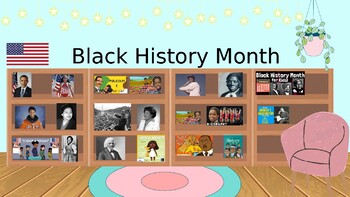 Preview of Black History Month Digital ChoiceBored Virtual Classroom