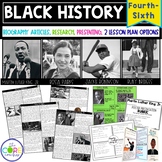 Black History Month • Civil Rights Biography Activities an