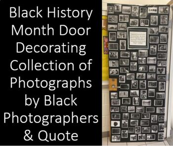 Preview of Black History Month Classroom Door Decorating Photography Collection