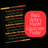 Black History Month Classroom Poster