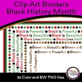 Black History Month Clip Art Borders- Black Lives Matter