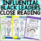 Black History Month Close Reading Passages | Influential B