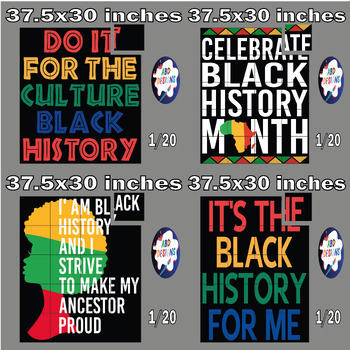 Preview of Black History Month Collaborative Poster /Bundle
