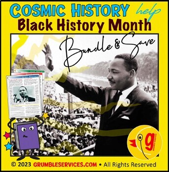Preview of Black History Month: Colonial America to American Civil Rights, MLK - US History