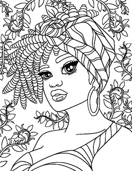 Black women Adult Coloring Book: Black History Month Coloring Book Black  History Month Gifts African American Coloring for Adult (Paperback)