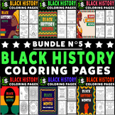 Black History Month Coloring Book Bundle N° 5 - 32 Sheets