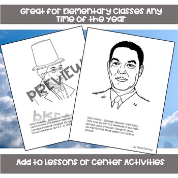 Black History Month Coloring Packet by APlusHomeTutoring | TpT