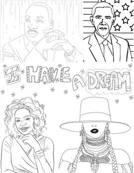 Preview of Black History Month Coloring Page