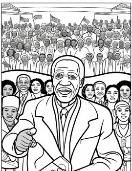 Black History Month Coloring Pages by WAFA CREATIONS | TPT