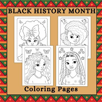 Black History Month Coloring Pages Activities by Sophie's Corner