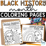 Black History Month Coloring Pages Sheets Door Decorations