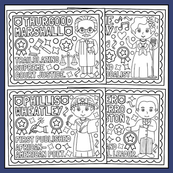 Black History Month Coloring Pages | African American History Coloring ...