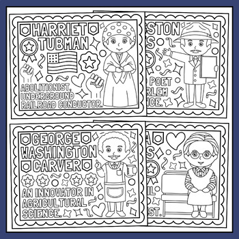 Black History Month Coloring Pages | African American History Coloring ...