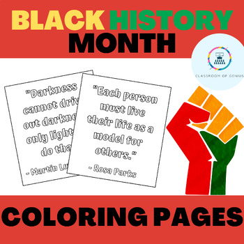 Black History Month Coloring Pages | African American History Coloring ...