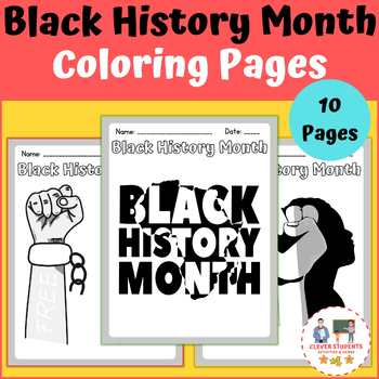 Preview of Black History Month Coloring Pages | Black History Month Activities