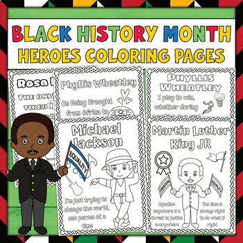 Black History Month Coloring Pages | Black History Month Heroes ...