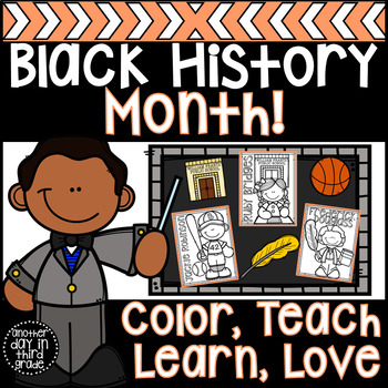 Preview of Black History Month Coloring Pages & Posters