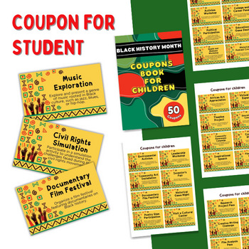 Preview of Black History Month  Coupon Book