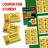 Black History Month  Coupon Book