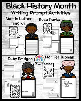 Preview of Black History Month Craft Activities, Writing: Rosa, Ruby, Harriet, Martin