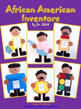 Preview of Black History Month Craft: African American Inventors - Set of 6