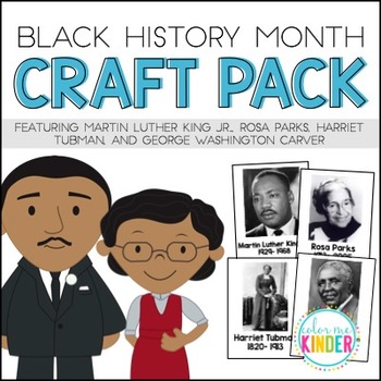 Preview of Black History Month Craft Pack