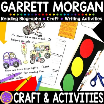 Preview of Black History Month Crafts Garrett Morgan Activity The Traffic Light Biographies