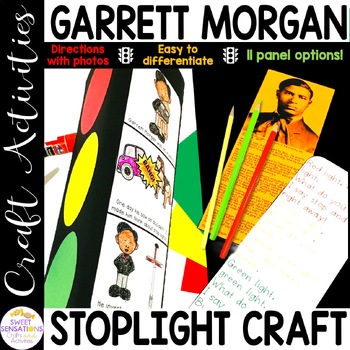 Preview of Black History Month Craft Garrett Morgan Activities The Traffic Light Bulletin