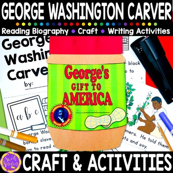 Preview of Black History Month Crafts George Washington Carver Activities Reading Passages