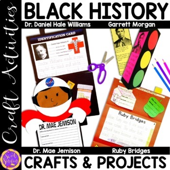 Preview of Black History Month Activities and Crafts Dr. Mae Jemison Bulletin Board Project