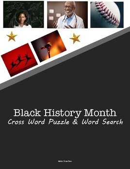 Preview of Black History Month Crossword Puzzle & Word Search