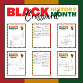 Black History Month Crossword Puzzles | Black History Mont