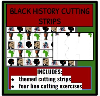 Preview of Black History Month Cutting Work