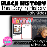 Black History Month DAILY SLIDES: THIS DAY IN HISTORY Morn