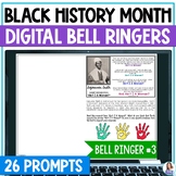Black History Month DIGITAL Bell Ringers - 26 Bellringers-